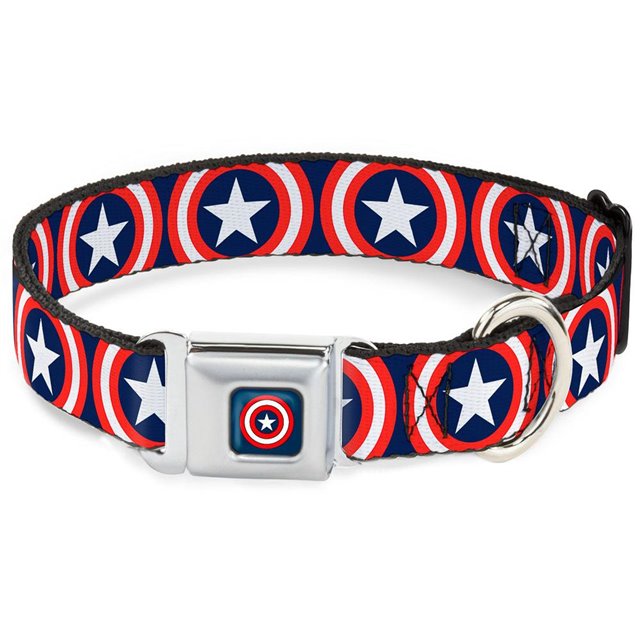 COLLARE CAPTAIN AMERICA LOGO LARGO