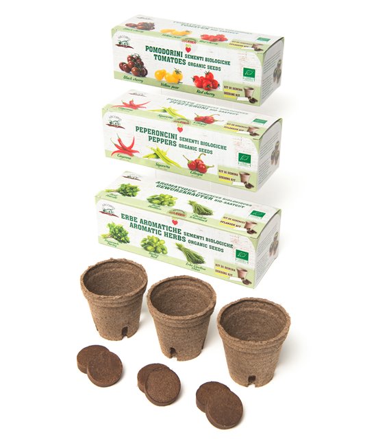 Kit di semina compostabile