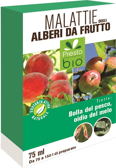 Trattamento fungicida per alberi da frutto